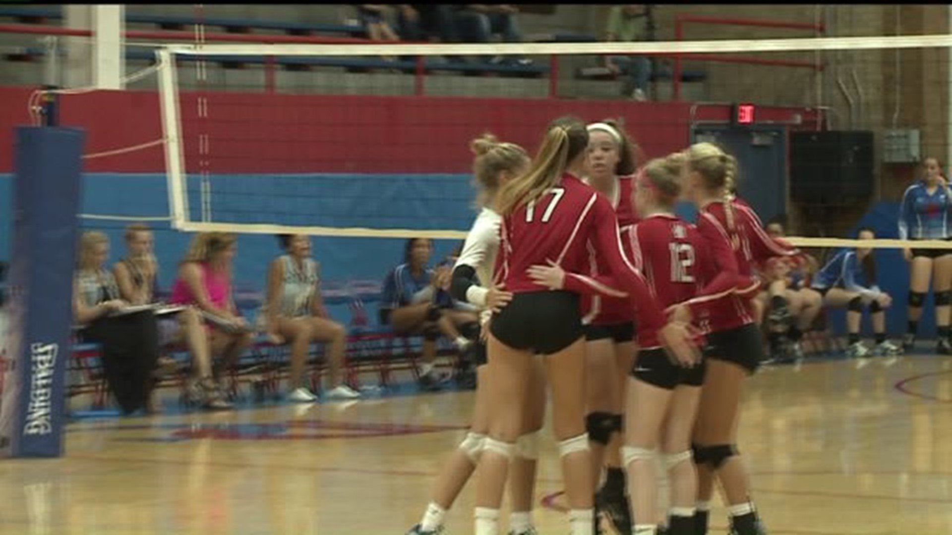 Assumption Volleyball sweeps Central