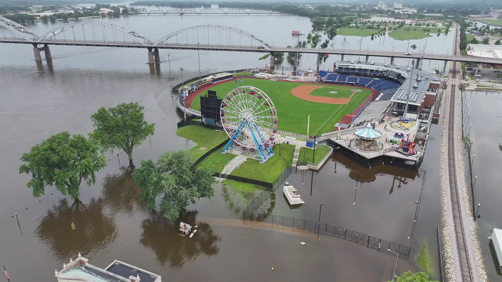 The National Weather Service measured the river at 18.8 feet today.