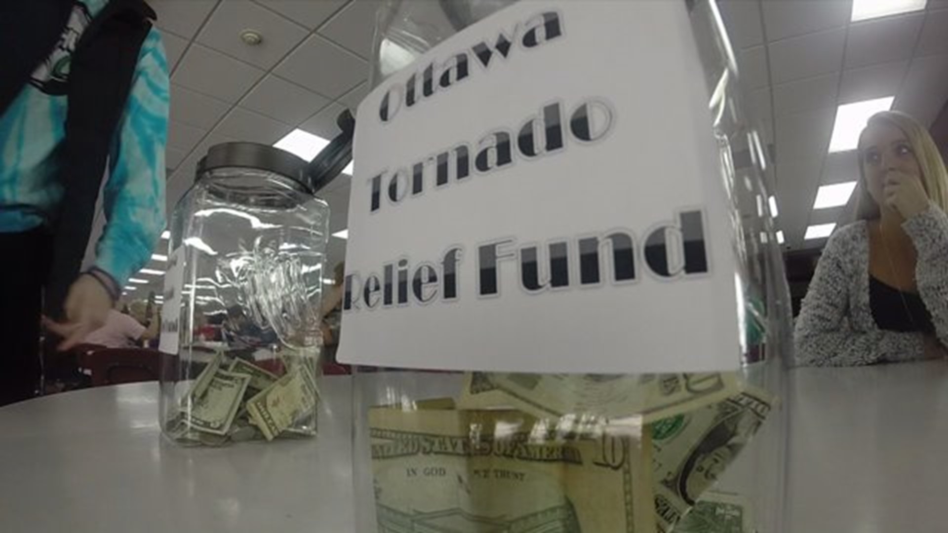 Moline students collect money for Ottawa schools