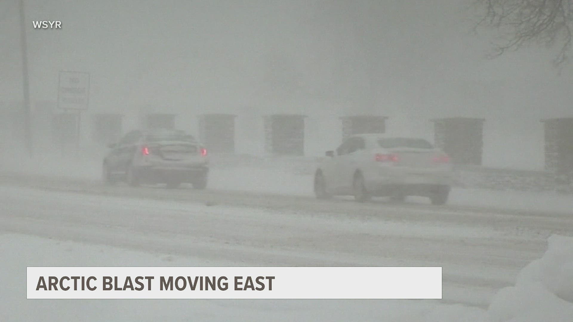 From western New York to Ohio many are feeling the wrath of lake effect snow. Temperatures in the region dropping about 18 degrees.