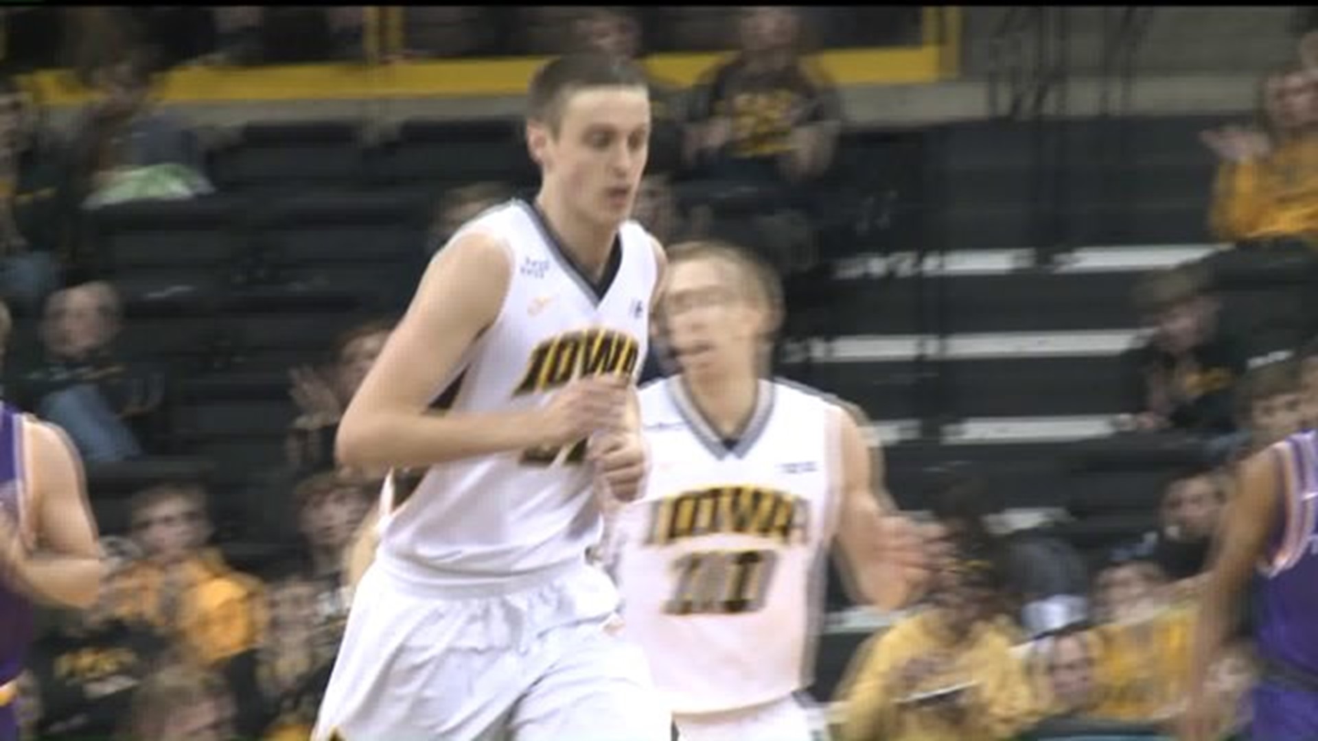 Baer leads Iowa to another non conference win