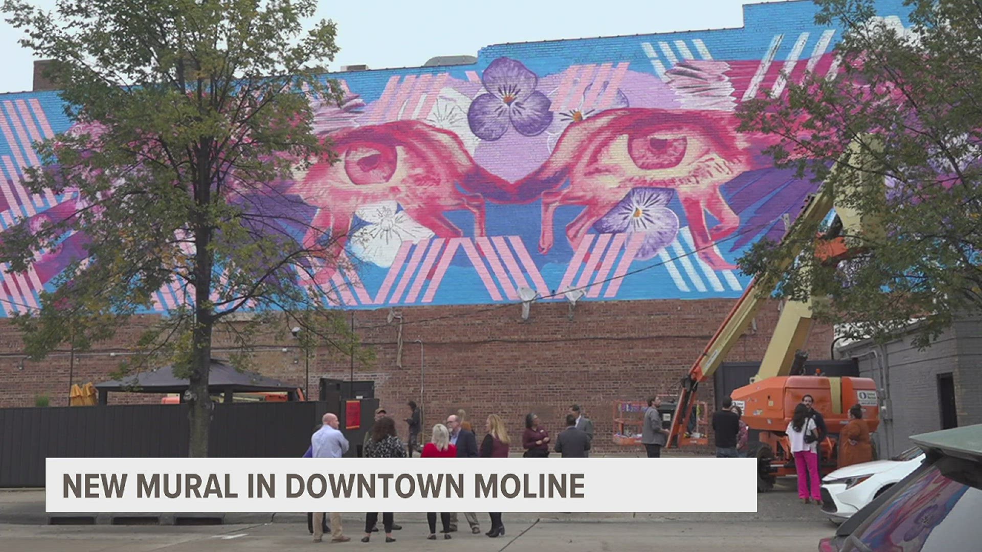 The mural on 5th Avenue is part of the city's broader plan to bring more public artwork across town.