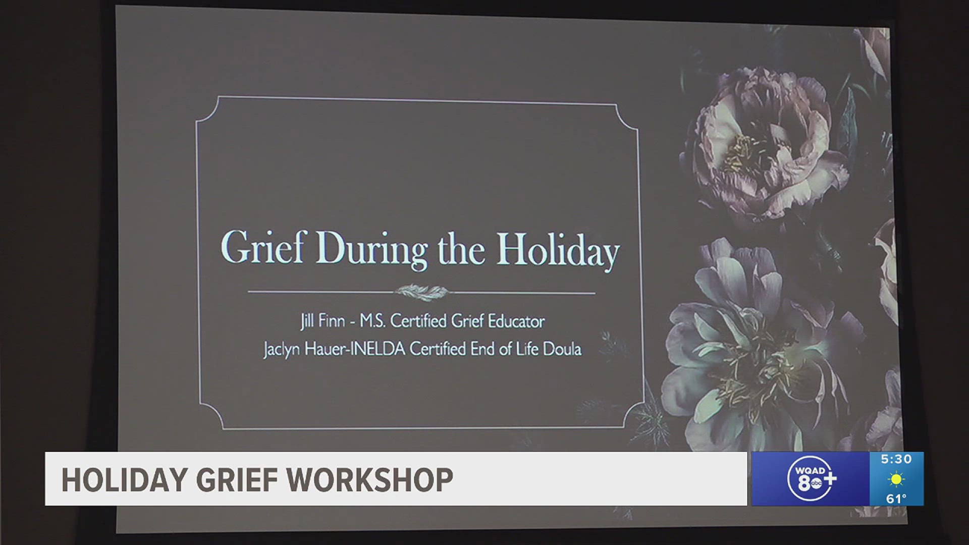 For community members struggling with grief, the holidays can be a difficult reminder of who they've lost.