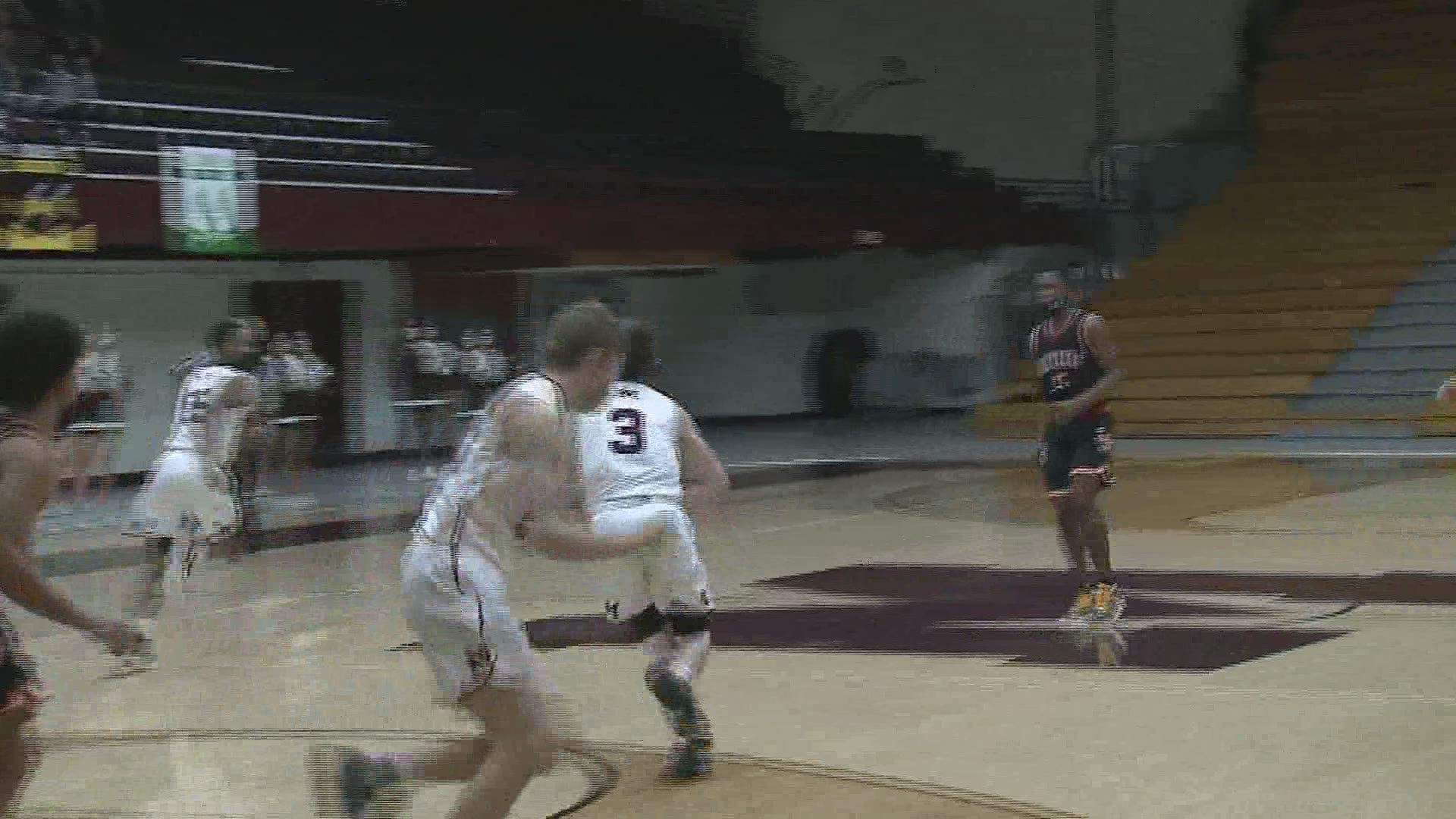 Moline uses some great outside shooting to cruise to a big win over their rival United Township.