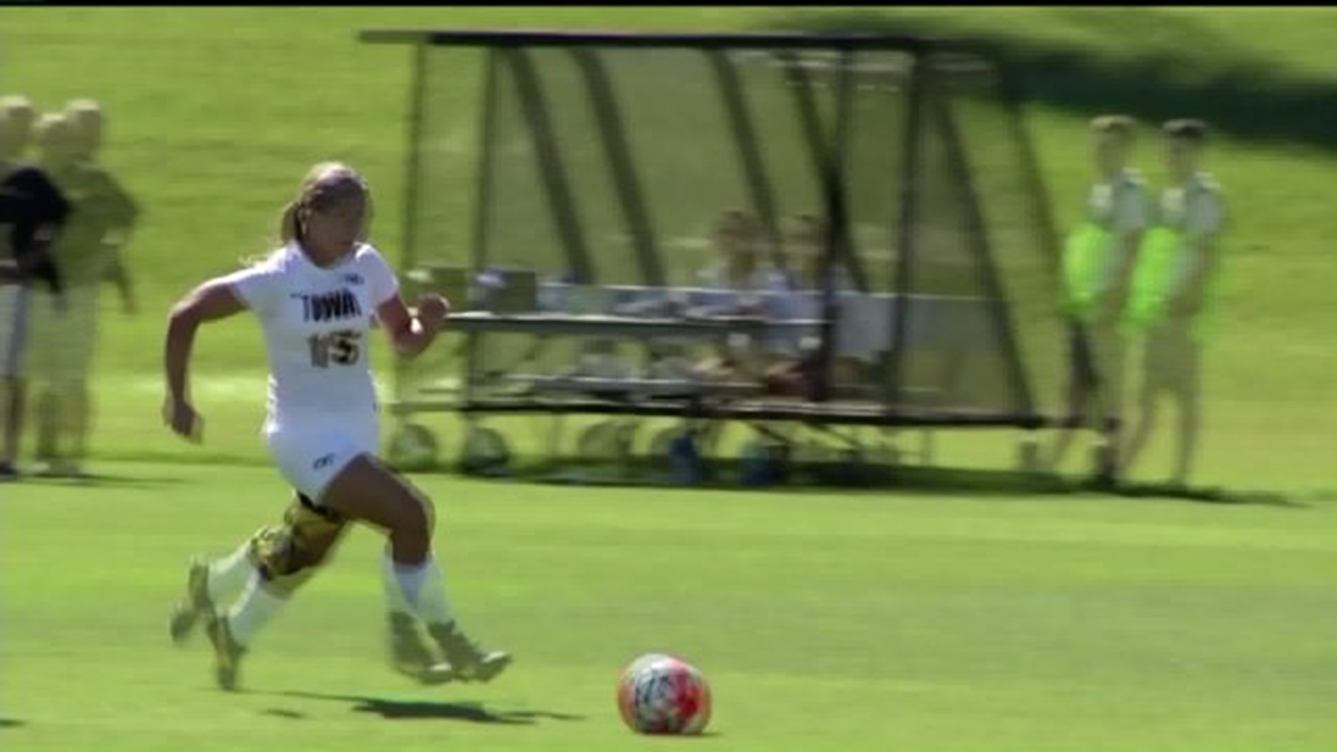 Ripslinger makes her Iowa Soccer Debut