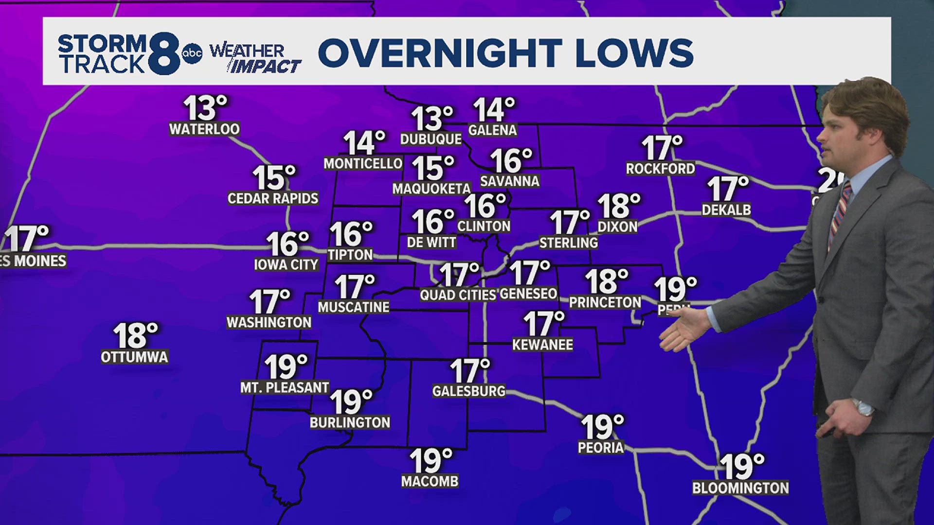 A big chill is set to follow your Thanksgiving, with temperatures in the teens for overnight lows and highs in the 20s.