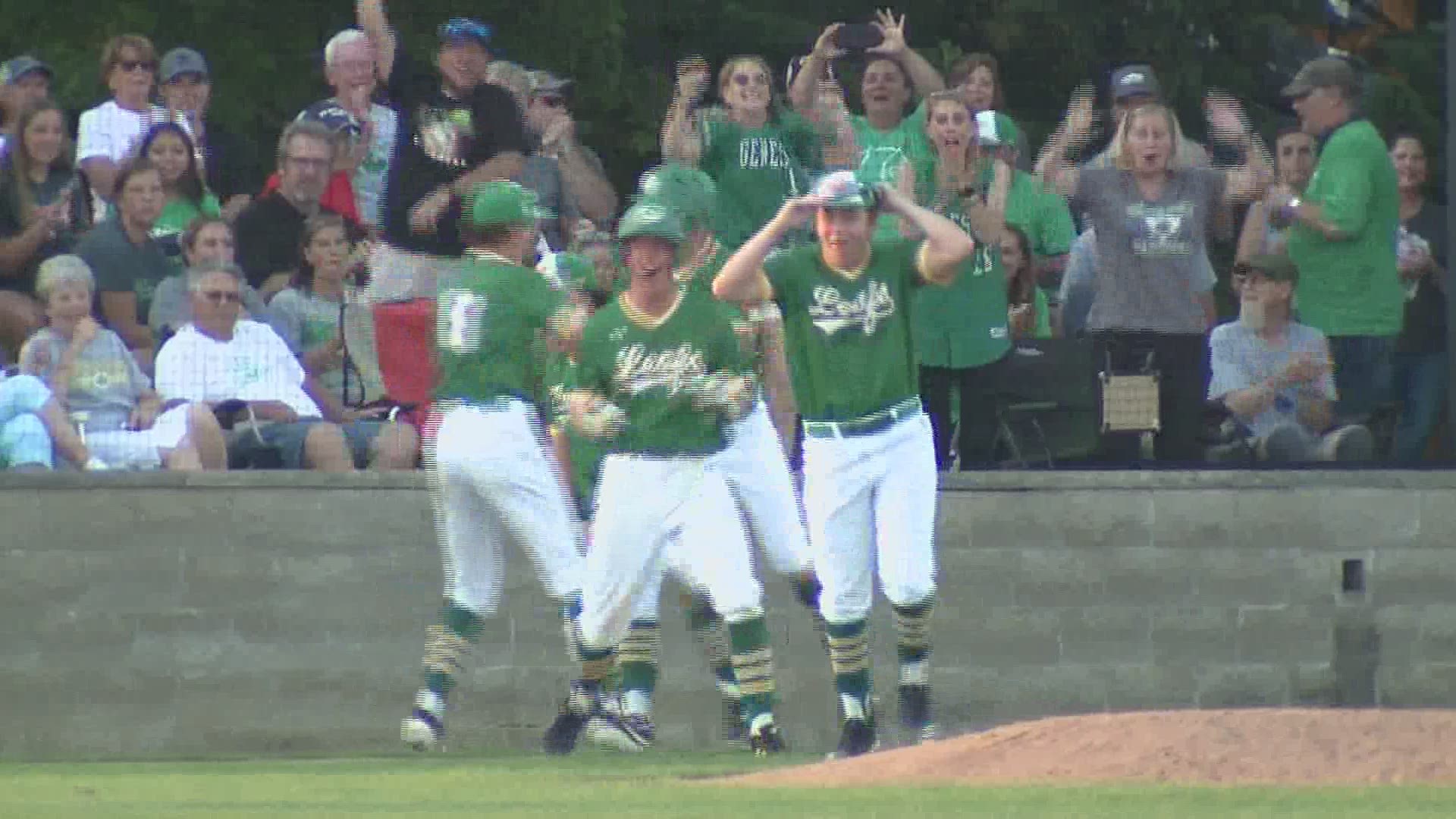 Geneseo rolls to a 13-3 win over Dixon in the Sectional Championship.