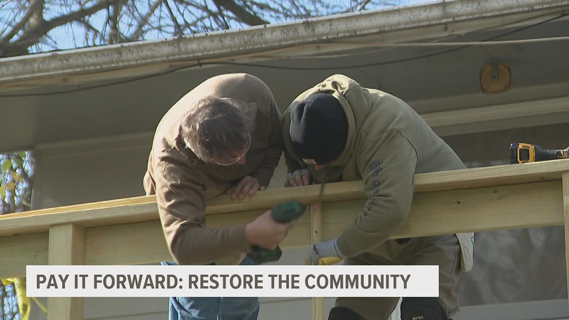 Habitat for Humanity volunteers help restore homes in need