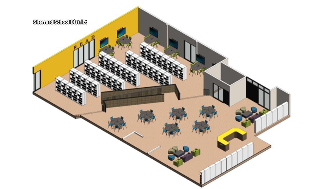 Sherrard High School to receive library upgrades with new grant