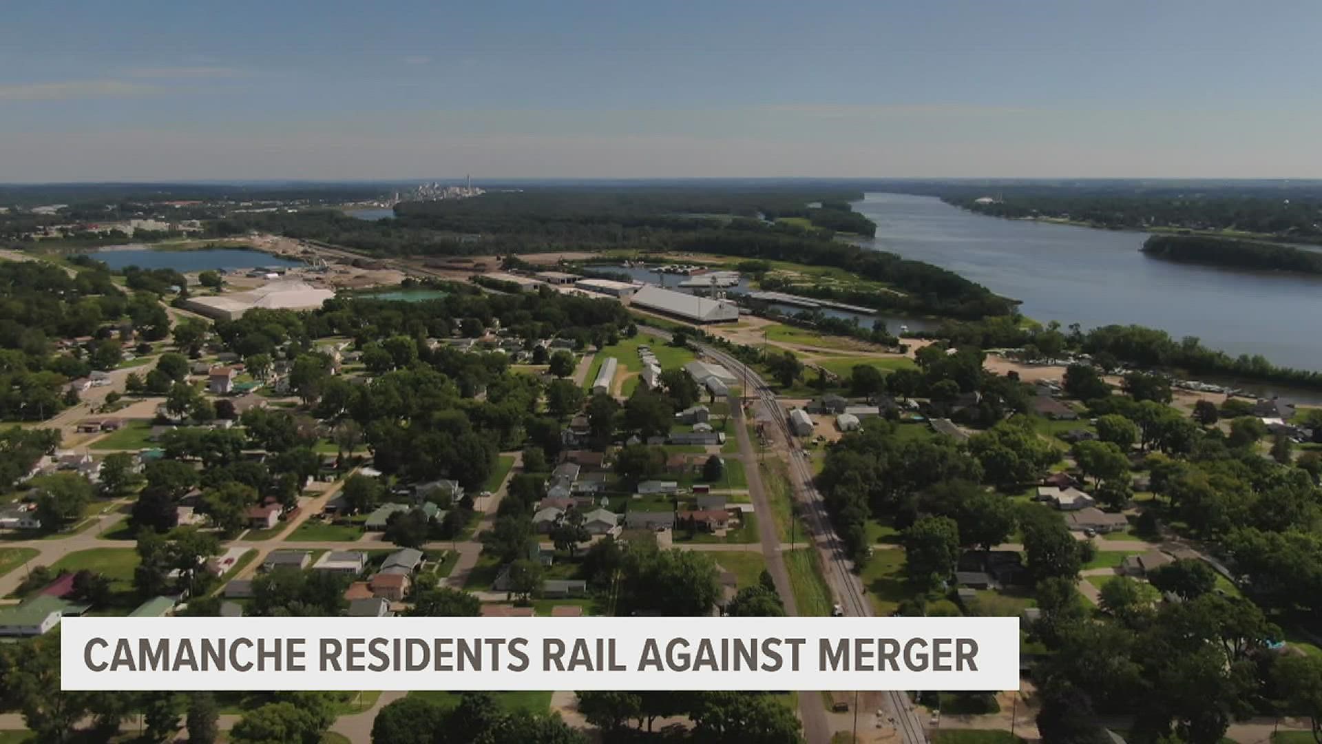 Camanche City Council hosted a meeting on Aug. 23 to gather public input on the proposed merger between the Canadian Pacific and Kansas City Southern railways.