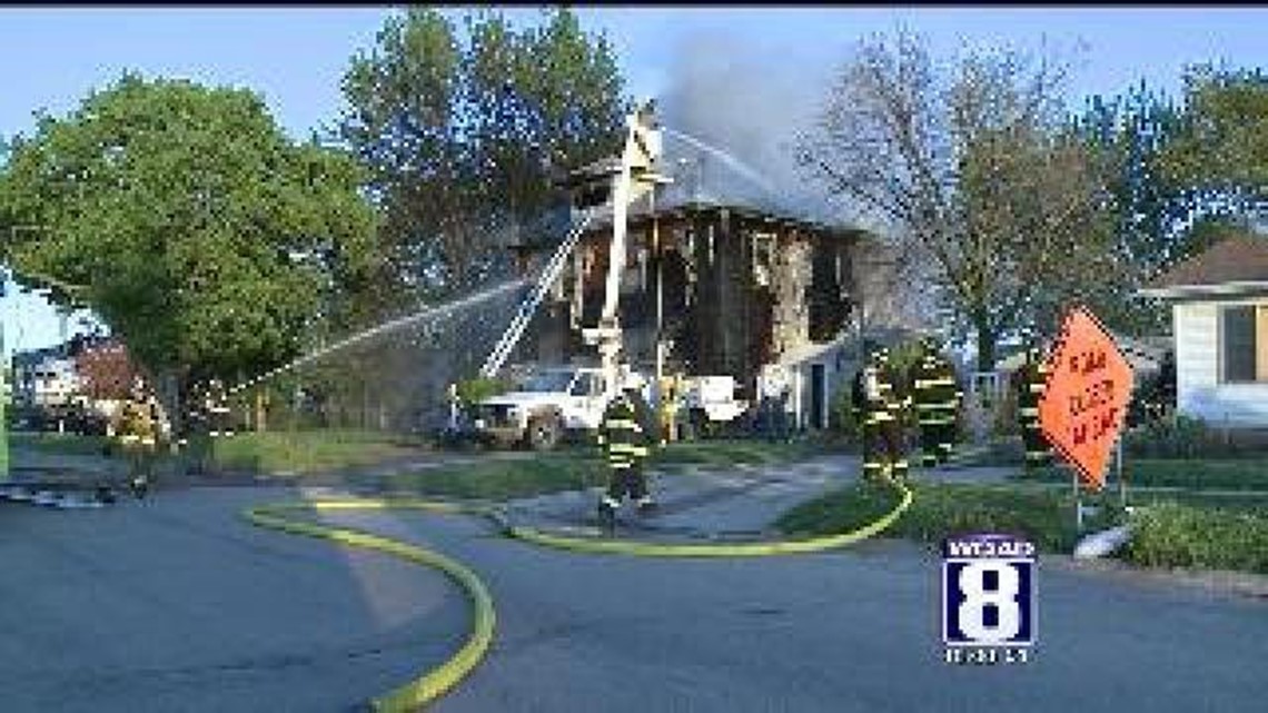 Two dogs lost in DeWitt house fire