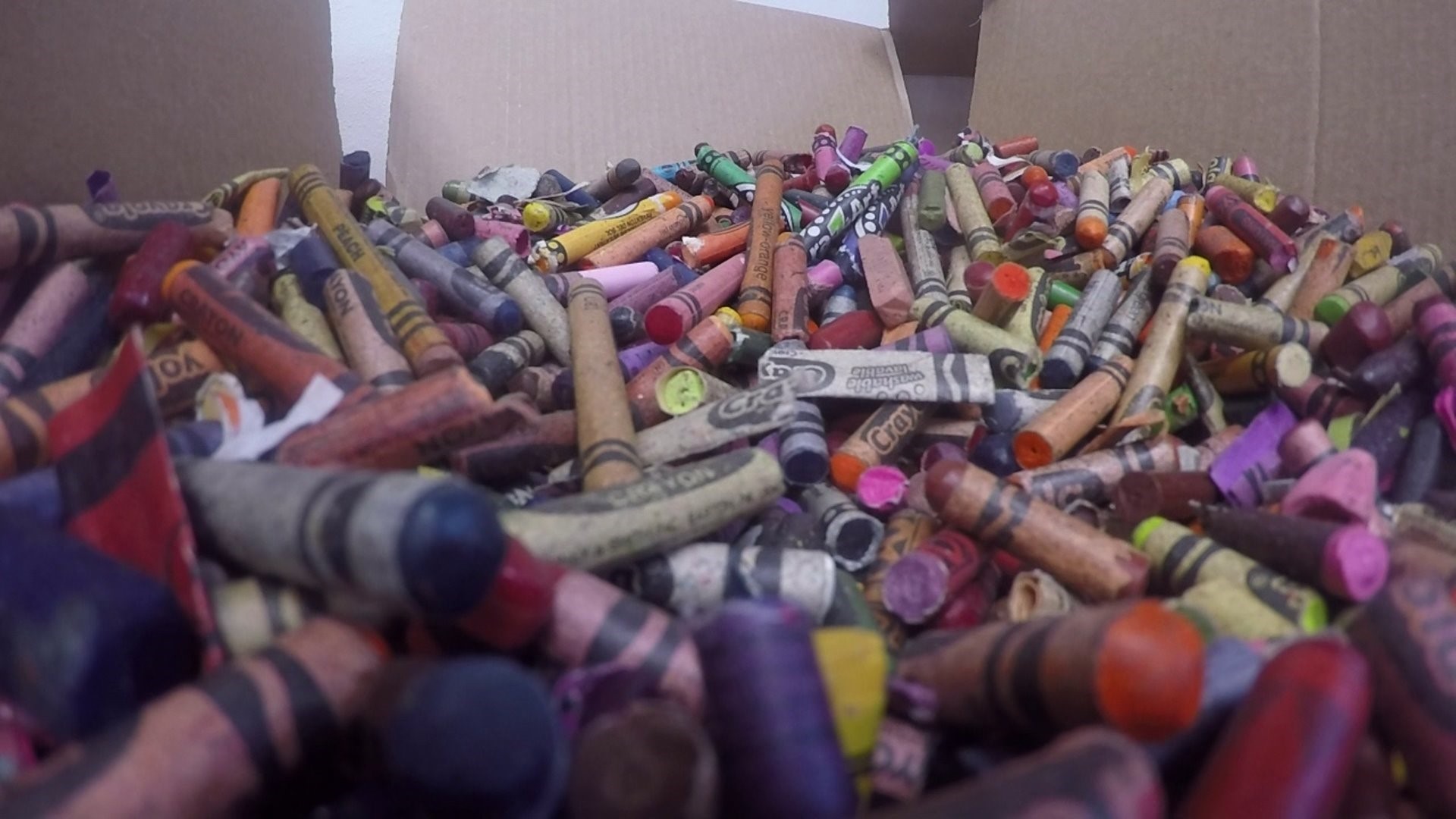 Recycling crayons is expensive