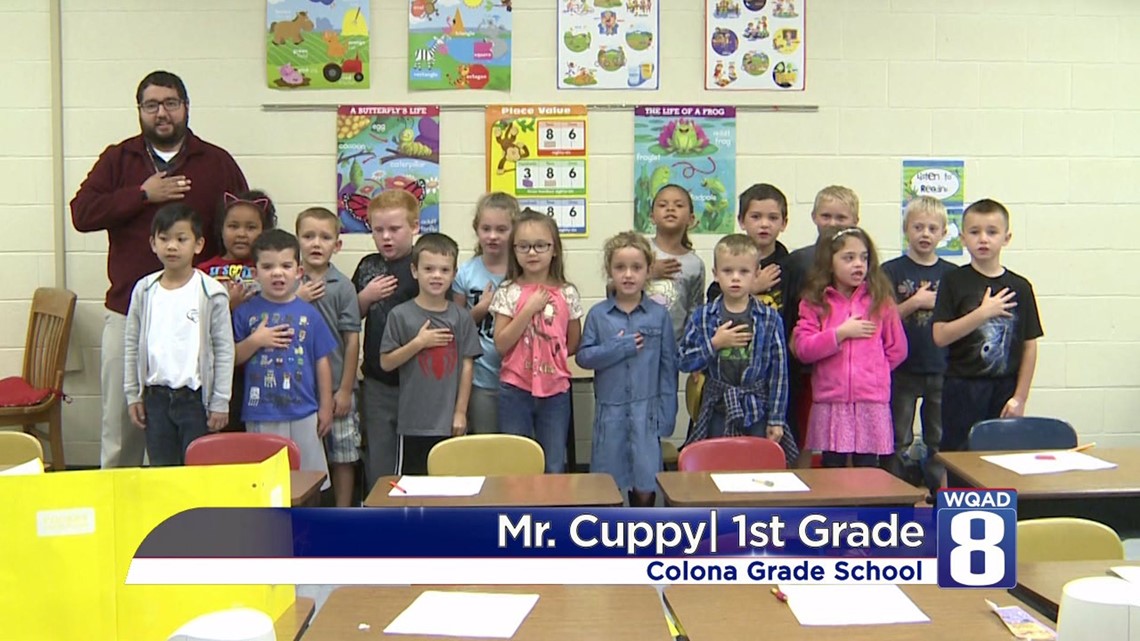 The Pledge from Mr. Cuppy’s class at Colona Grade School