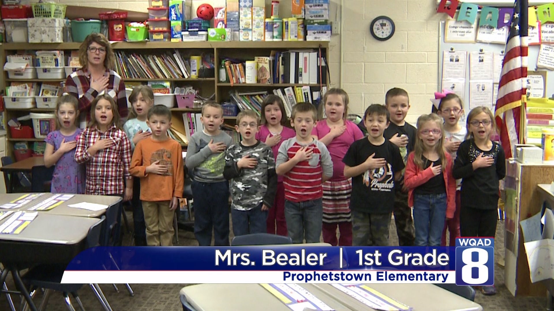 Pledge from Mrs. Bealer`s 1st grade class