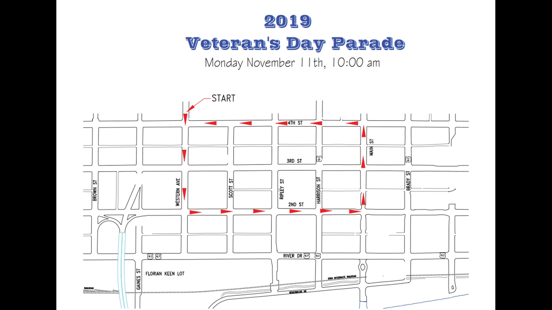Here’s what roads are closed for the Davenport Veterans Day parade