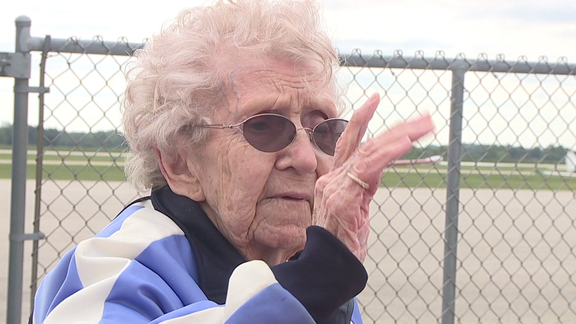 "Rosie the Riveter" takes flight at 99 years-old