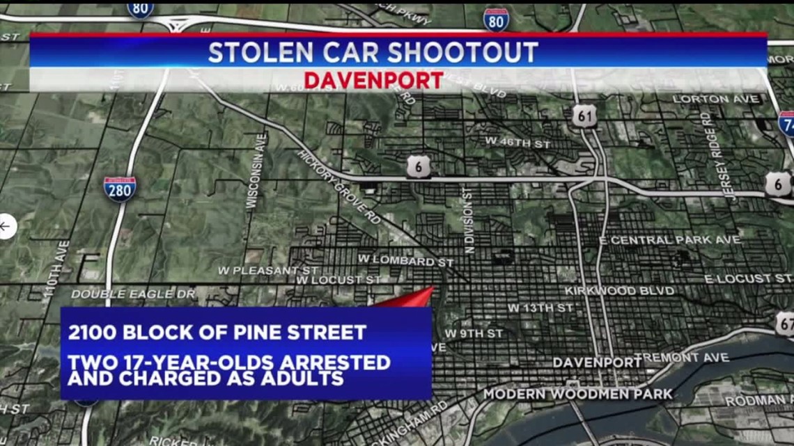 Shots fired in Davenport neighborhood; two jailed | wqad.com