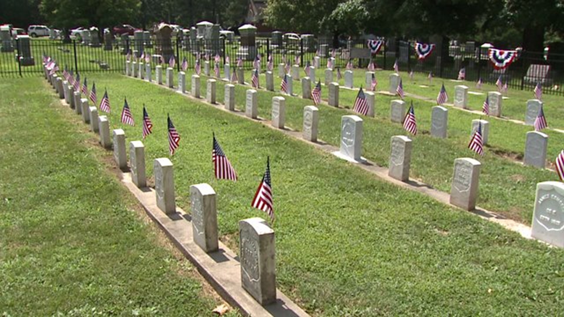 Civil War cemetery rededicated after cleanup