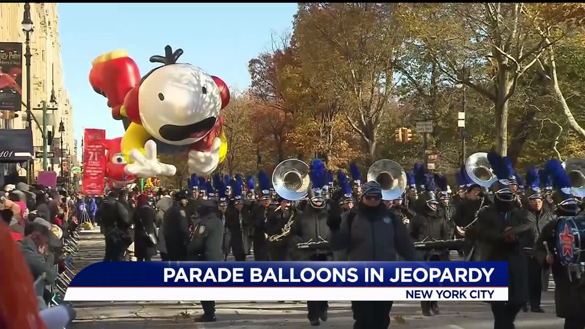 Macy`s Thanksgiving parade may forego balloons due to wind