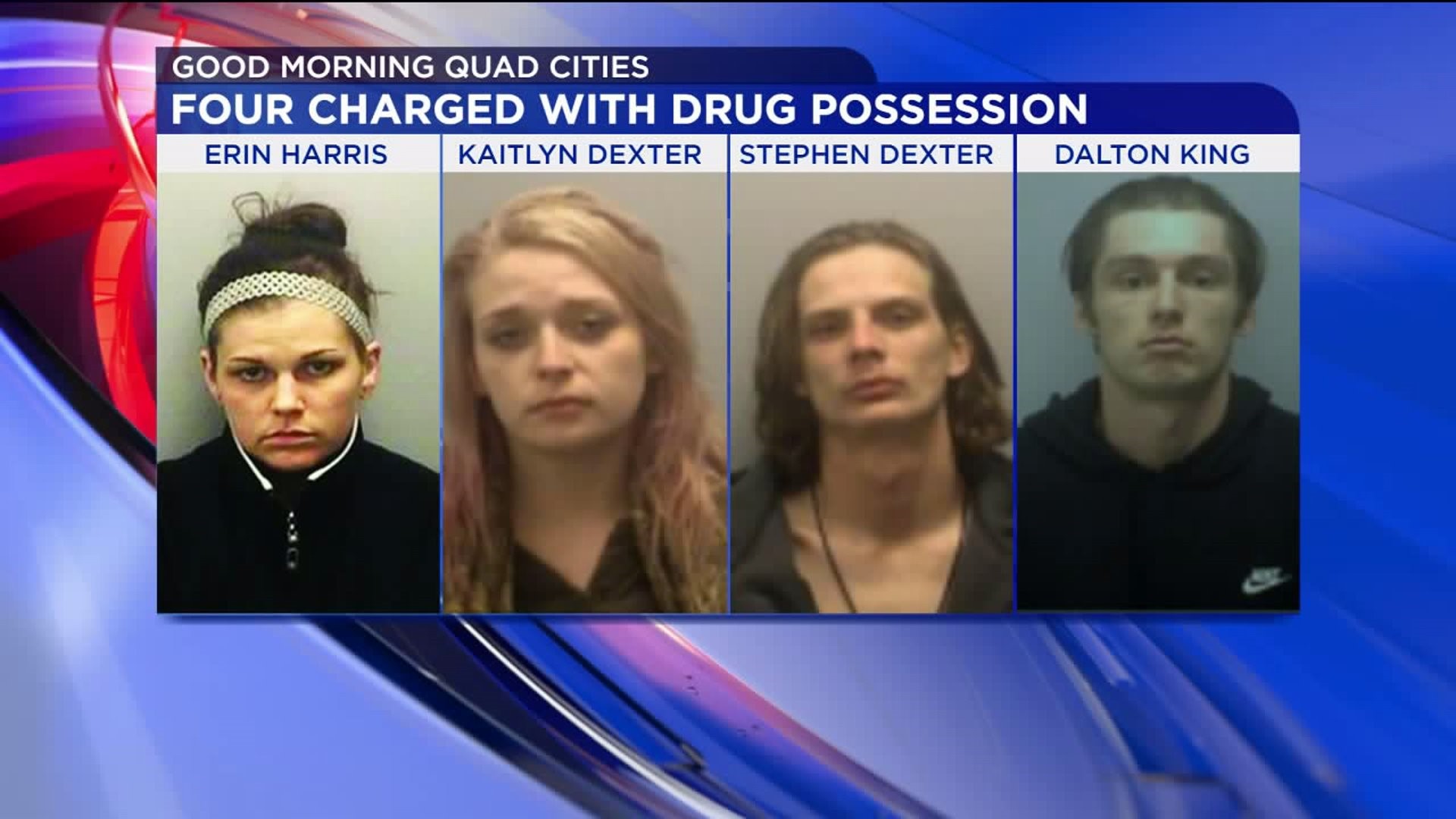 Four Charged with Drug Possession