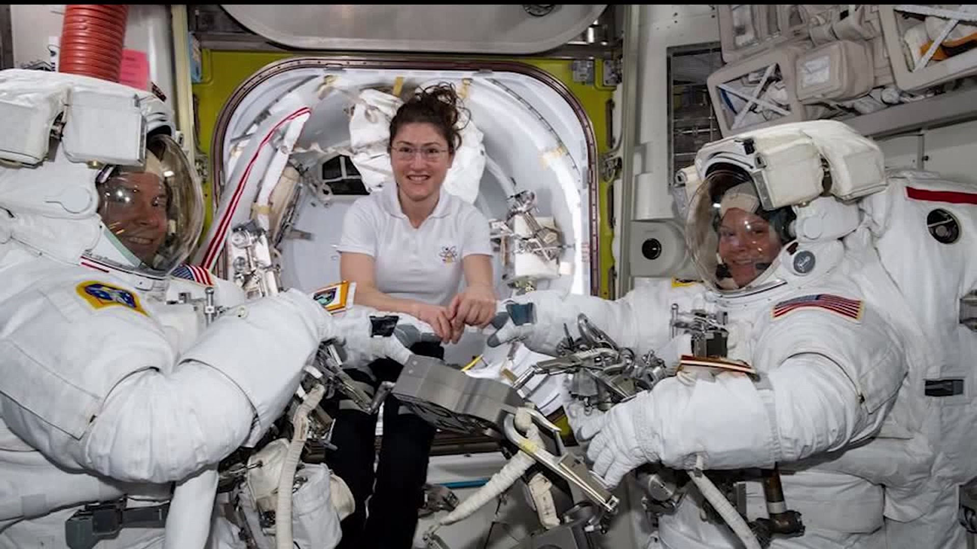 First all-female spacewalk after suit mistake