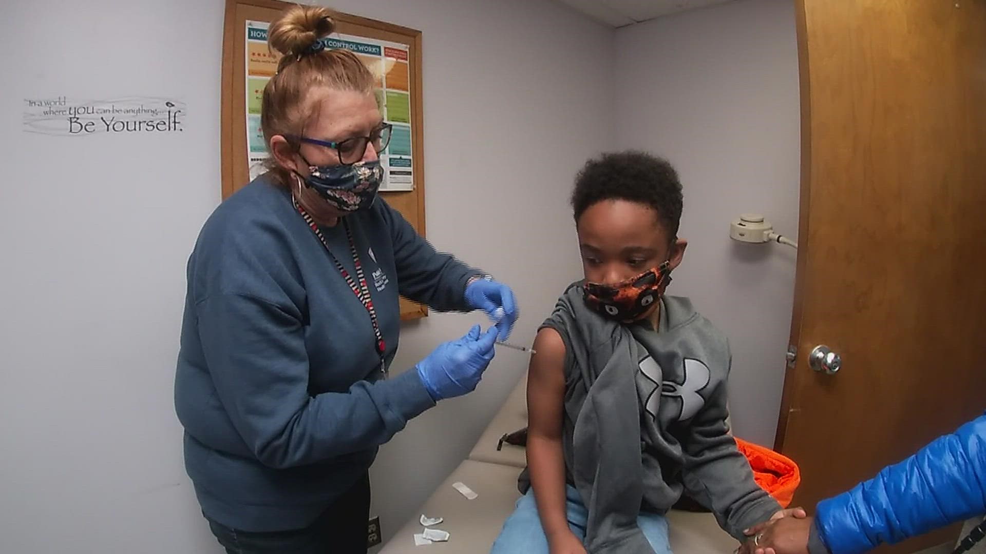 As of Thursday, Nov. 11, around 110 kids ages 5-11 had come to receive their first COVID-19 vaccine at the Rock Island County Health Department.