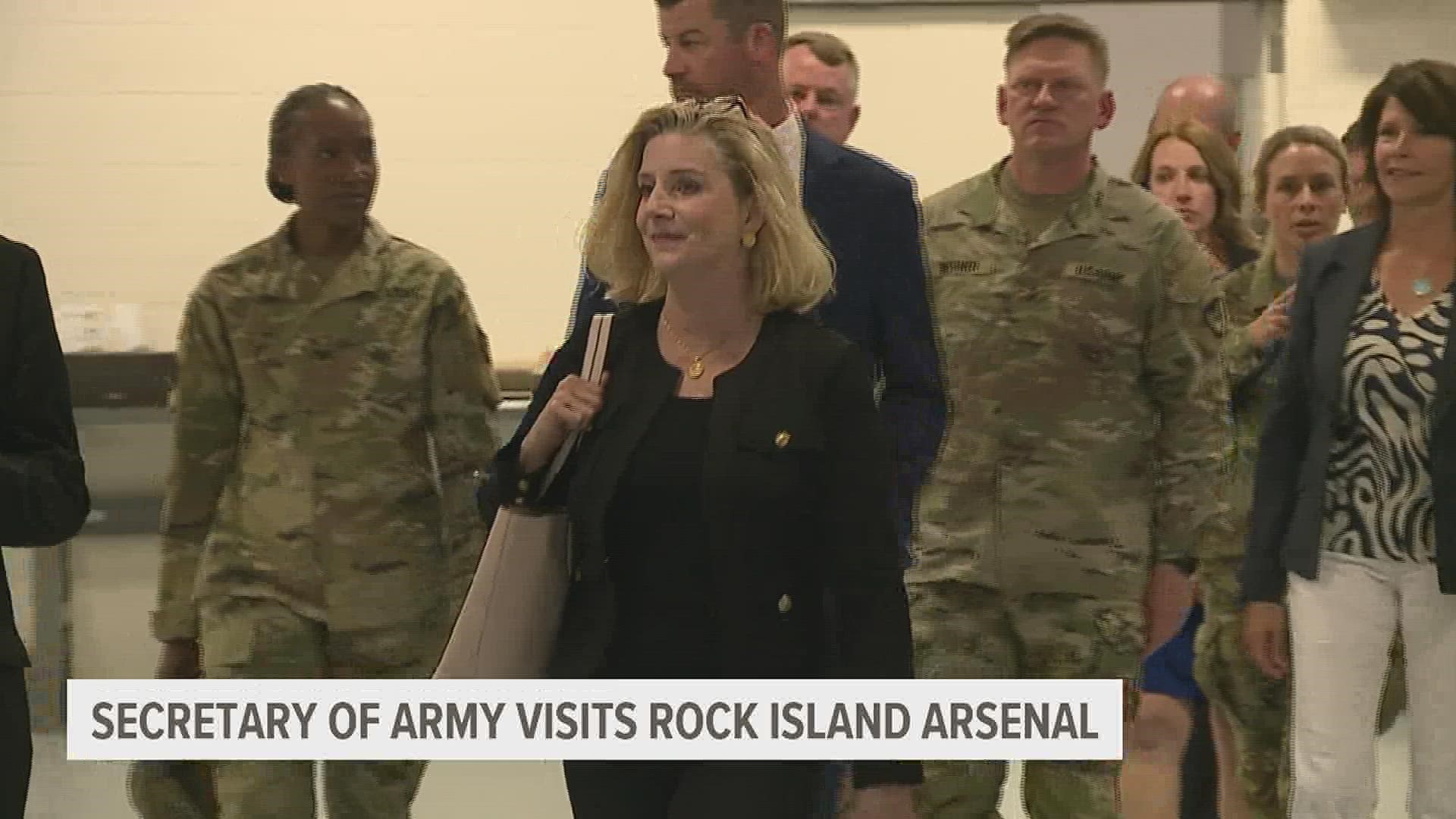 Secretary Christine Wormouth said that Quad Citizens do not need to worry about a base closure at the Rock Island Arsenal, amidst Operation BRAC.