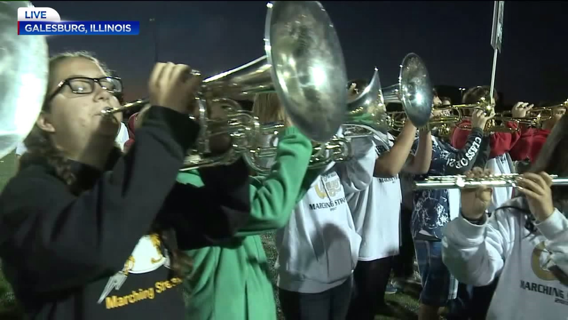 Galesburg High School Band Performs on GMQC