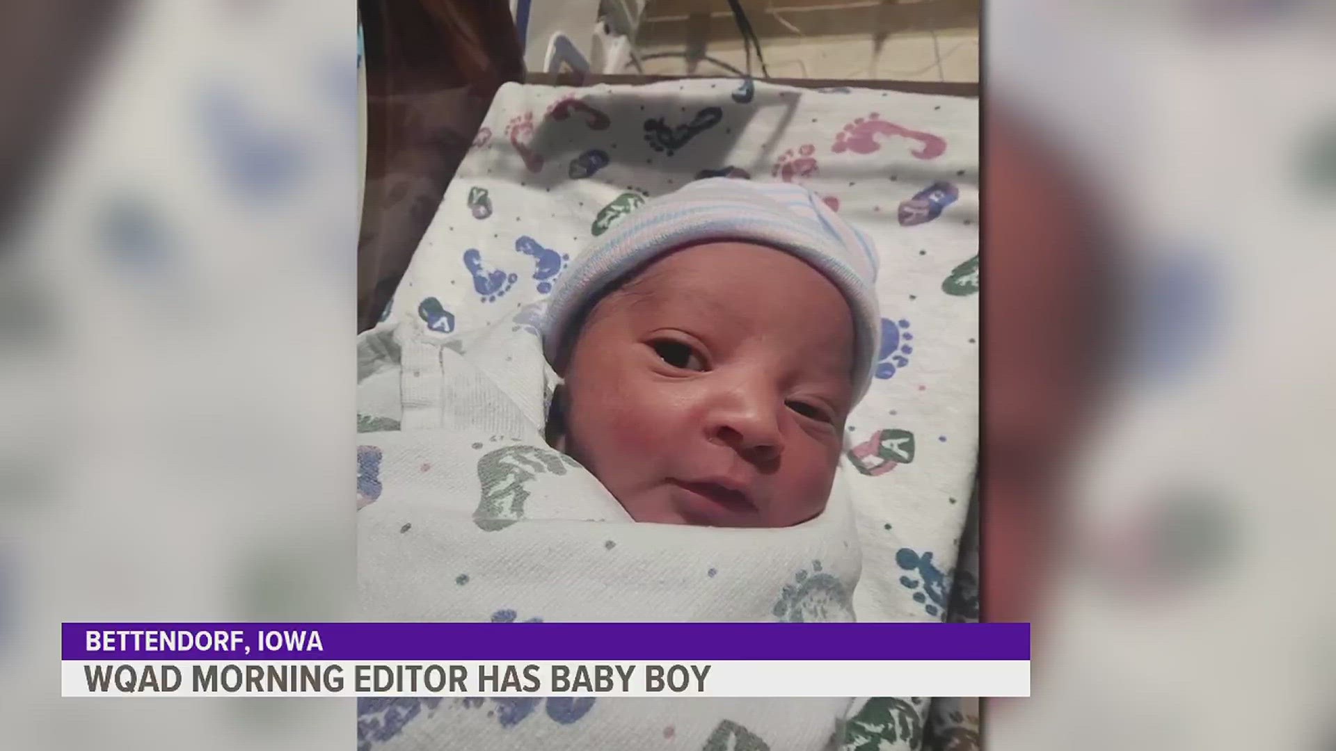 Meet Nowen Montoya: the newest member of the News 8 family — born Monday morning in Bettendorf.