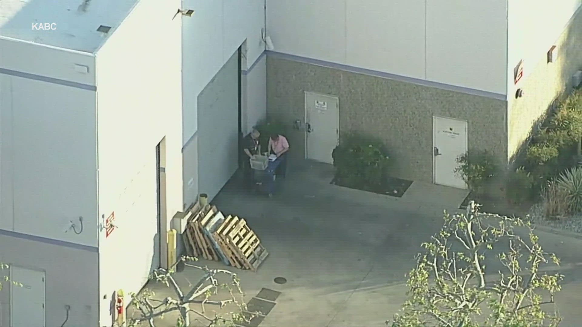 The FBI is investigating an Easter Sunday theft at a money storage facility in the San Fernando Valley.