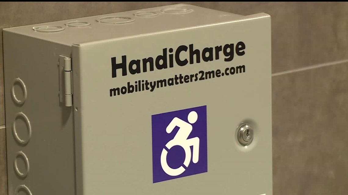 New wheelchair charging stations now available