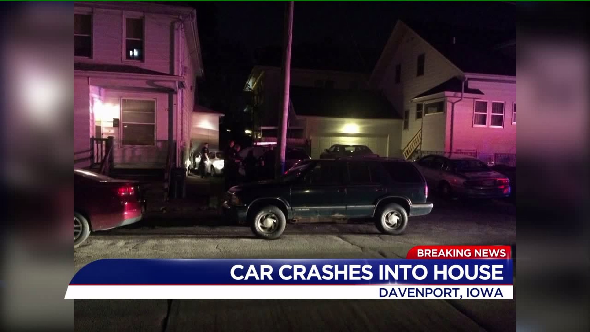 Car Crashes Into Davenport House Early Tuesday Morning
