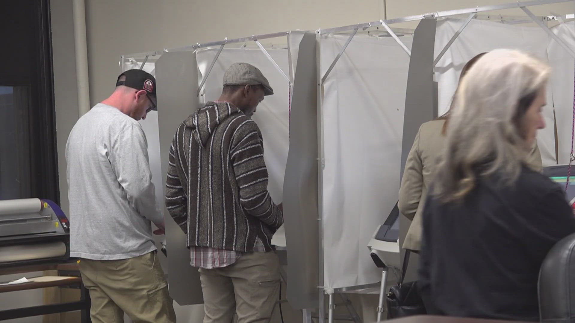 Posts on social media have claimed that the county's voting machines are flipping their votes.