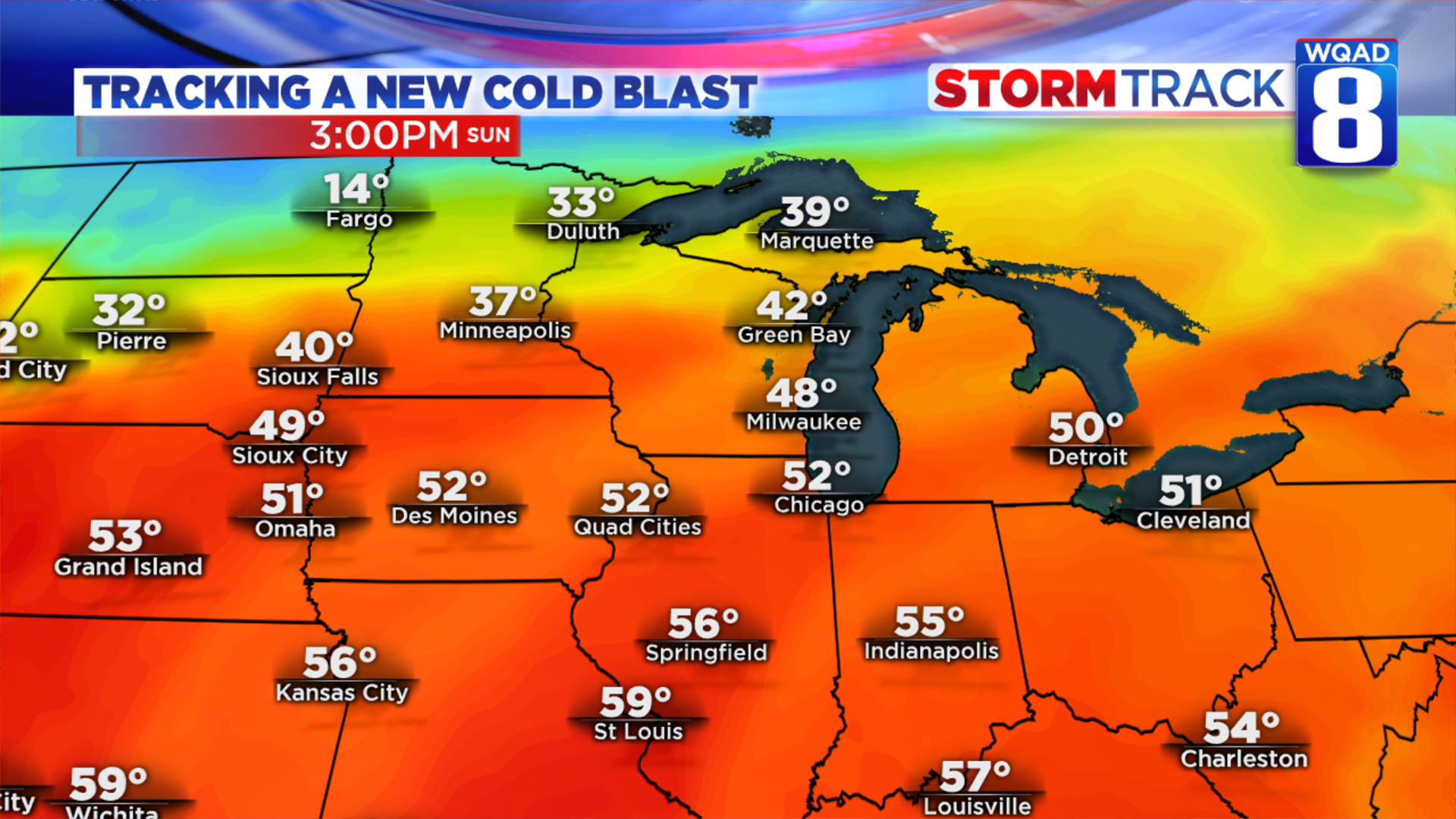Tracking some big temperature swings into the weekend | wqad.com