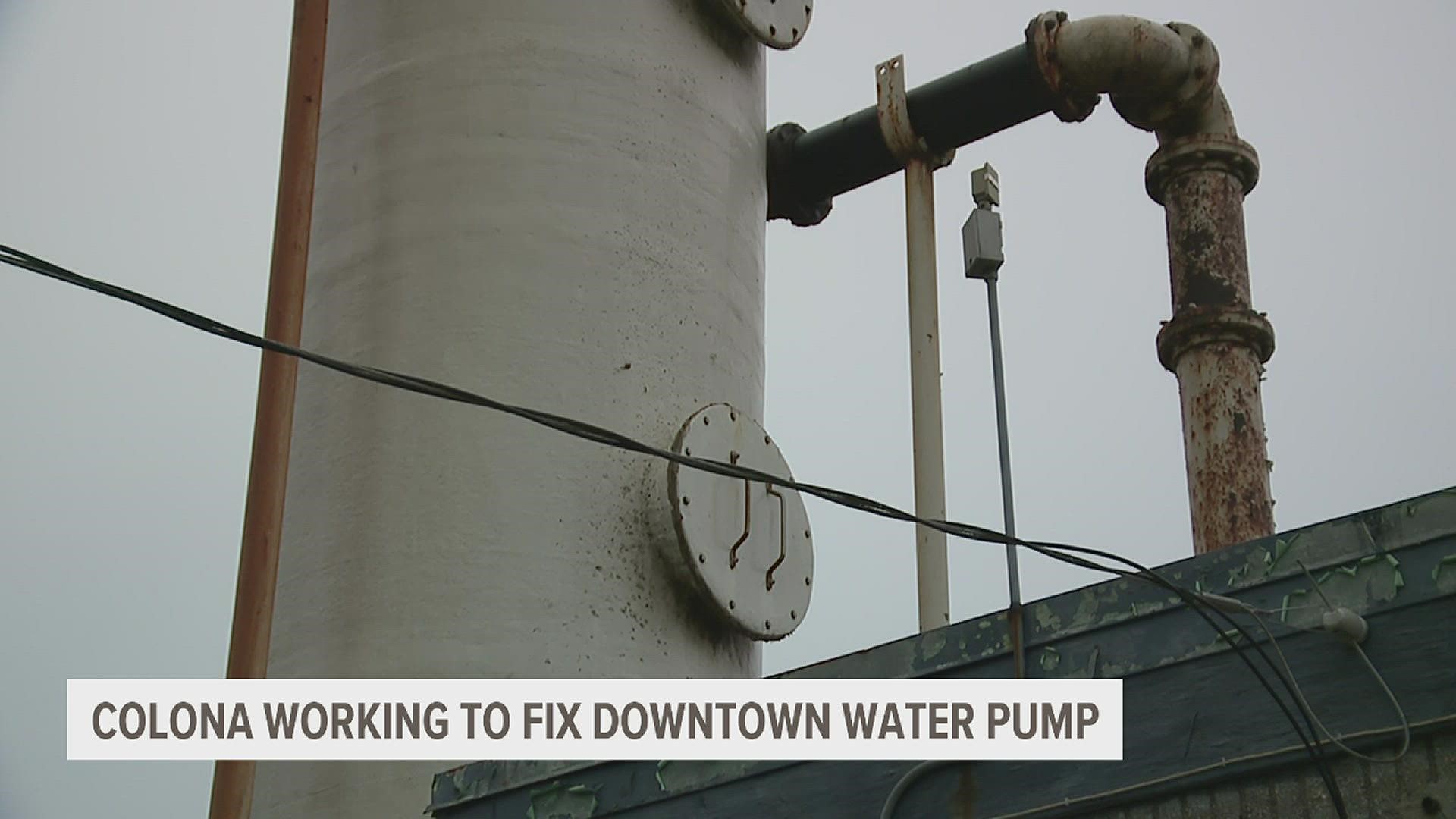 Mayor Rich Holman said it could take about three weeks for the well pump to be replaced when crews do that this fall.