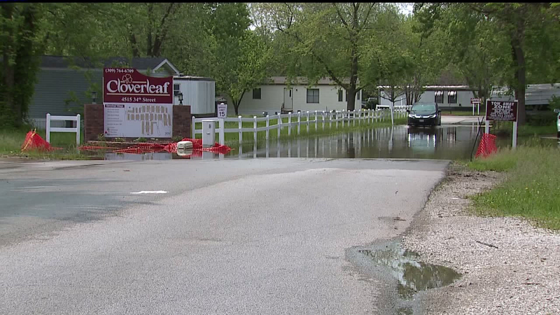 Mobile home park in Moline dealing with weeks of standing water