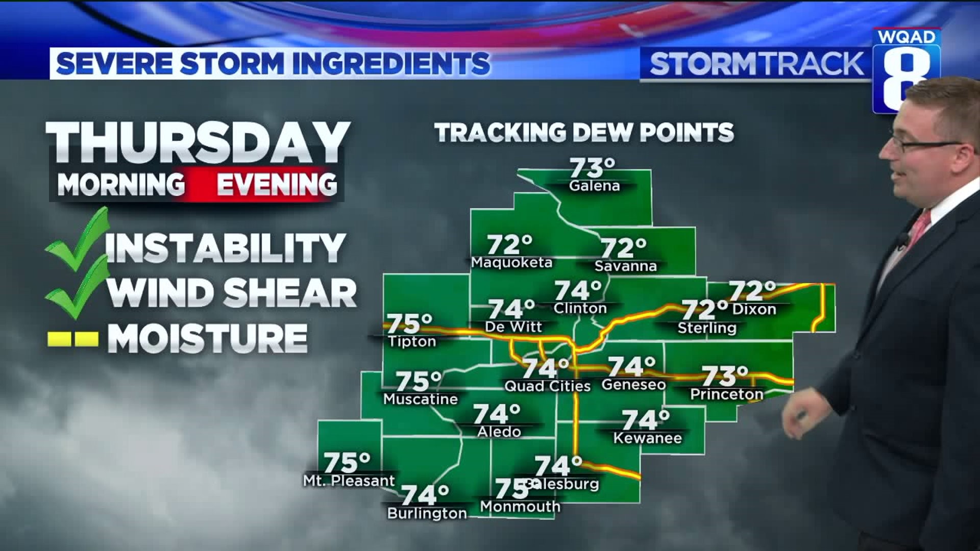 Tracking a few strong storms for Thursday