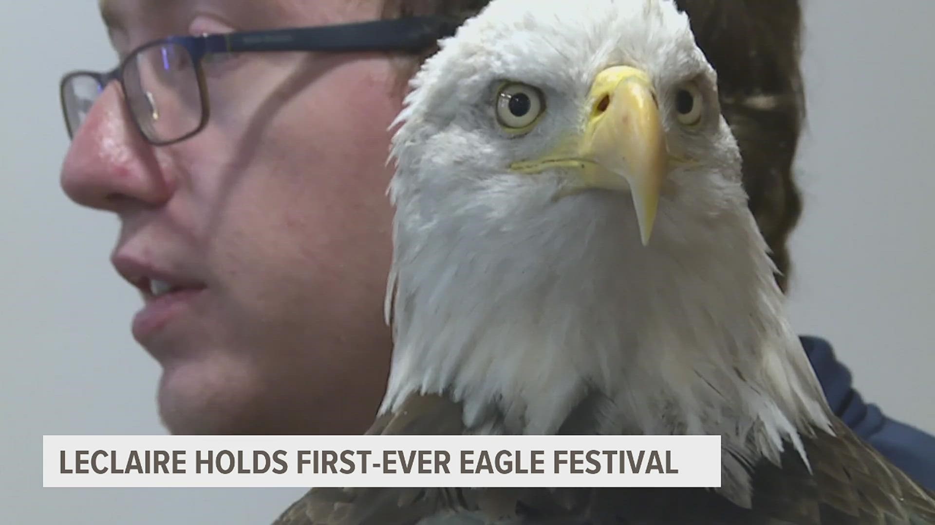 Sunday, Jan. 21, people got the rare chance to see our national symbol, and two other types of eagles.