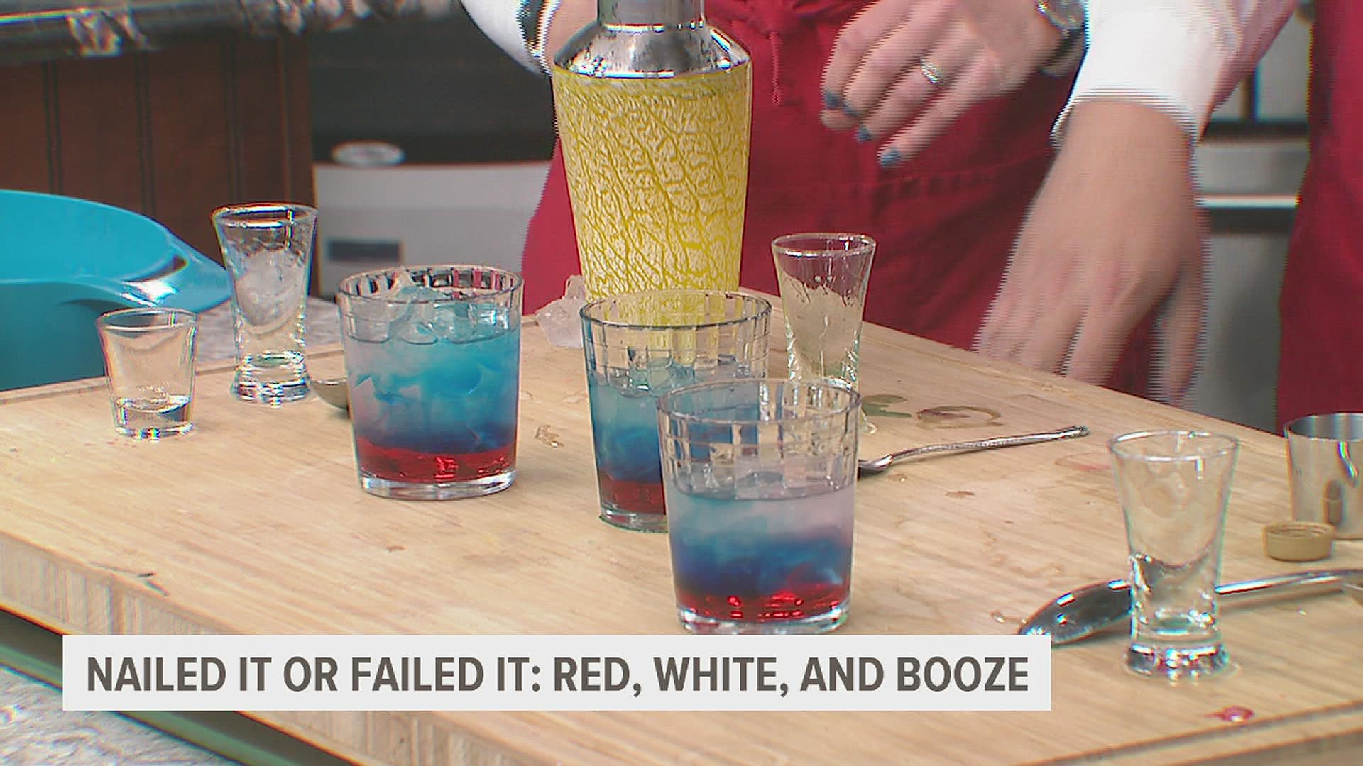 Wow your party guests this Independence Day weekend with a patriotic cocktail!