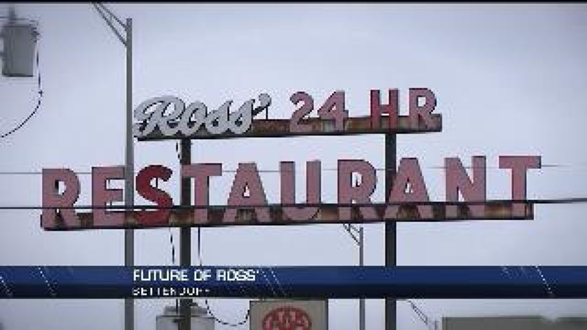 Ross' 24 Hour Restaurant Seeks New Location