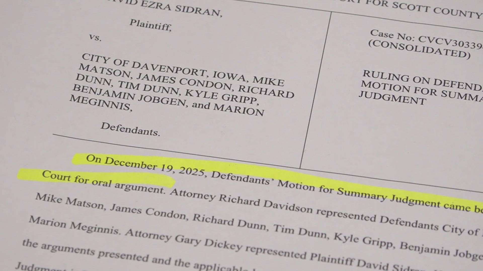 Judge denies motion to dismiss open records lawsuit against Davenport ...