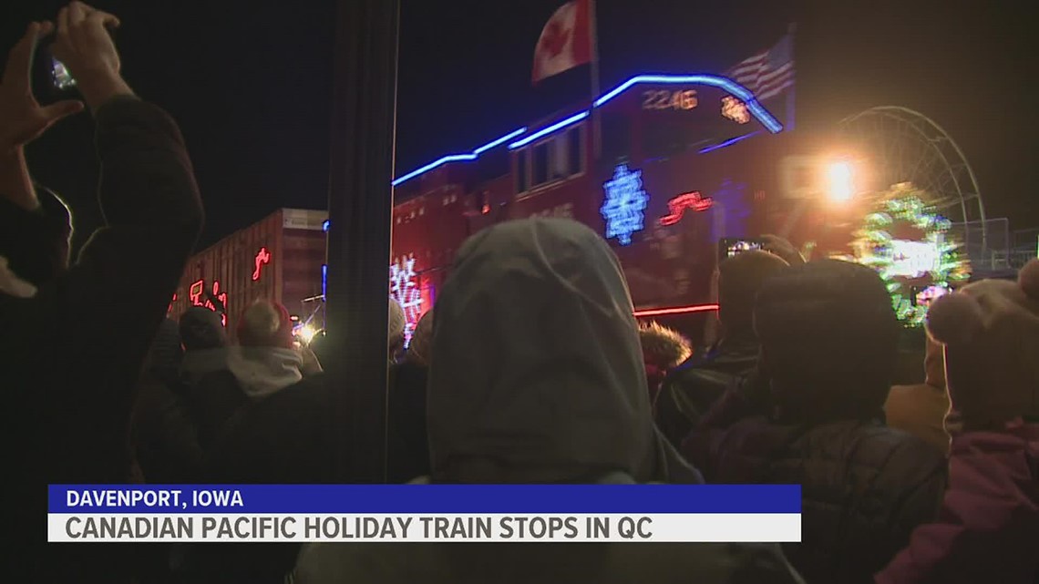 Canadian Pacific Holiday Train stops in Davenport