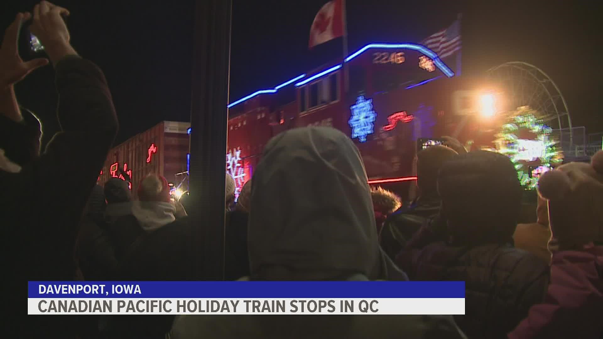 Canadian Pacific Holiday Train returns to the Quad Cities for the first time in two years