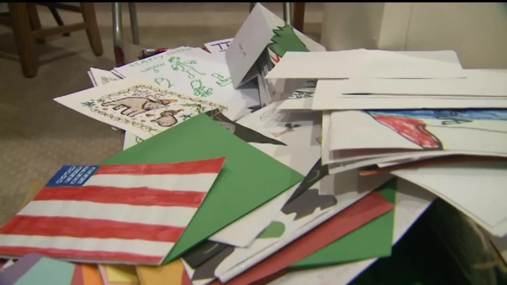 Grandmother sends 100,000 holiday cards to troops