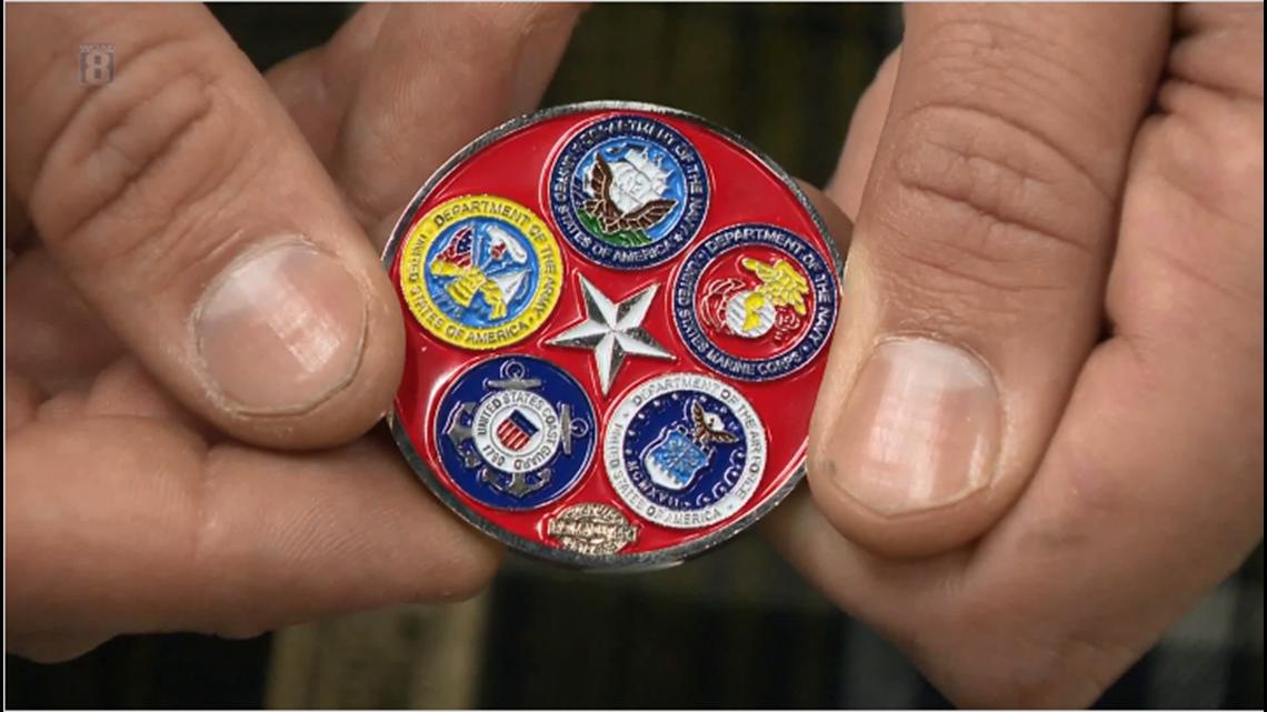 John Deere honors veterans with challenge coins | wqad.com