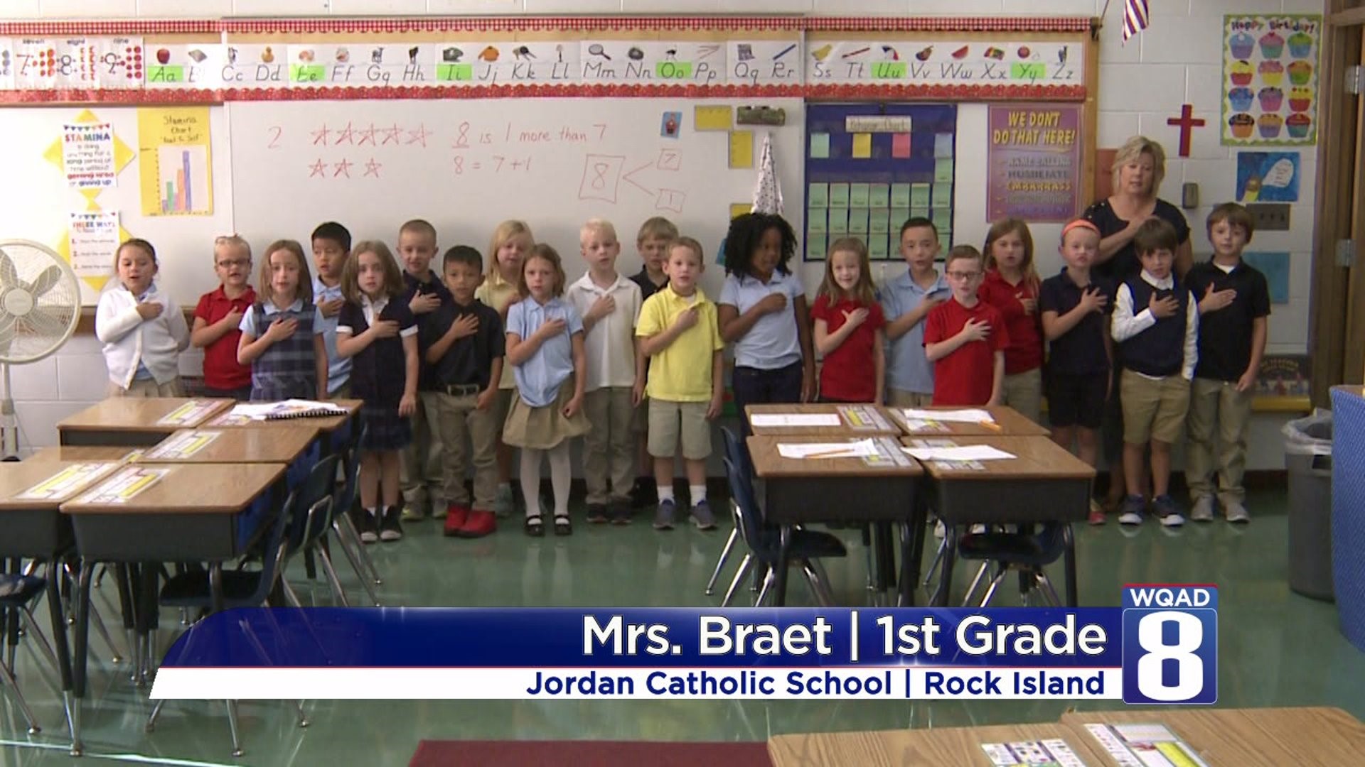 Jordan Mrs Braet 1st grade pledge