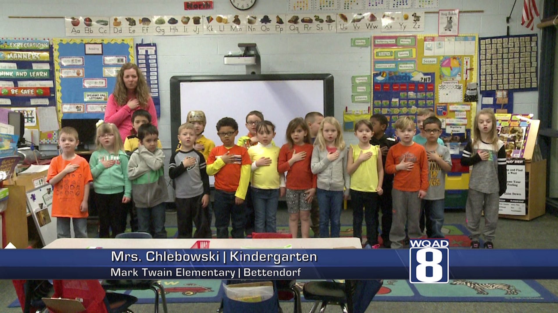 Mrs. Chlebowski`s kindergarten class