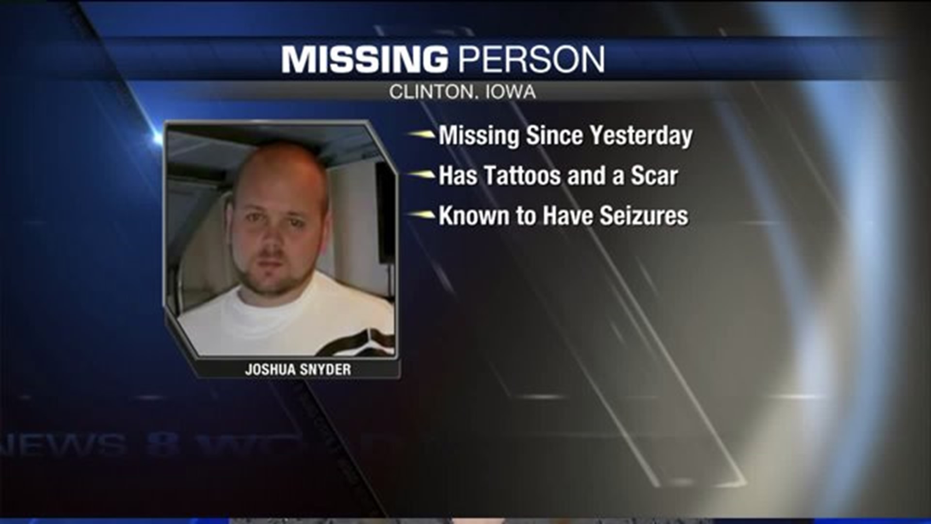 Clinton, Iowa man reported missing