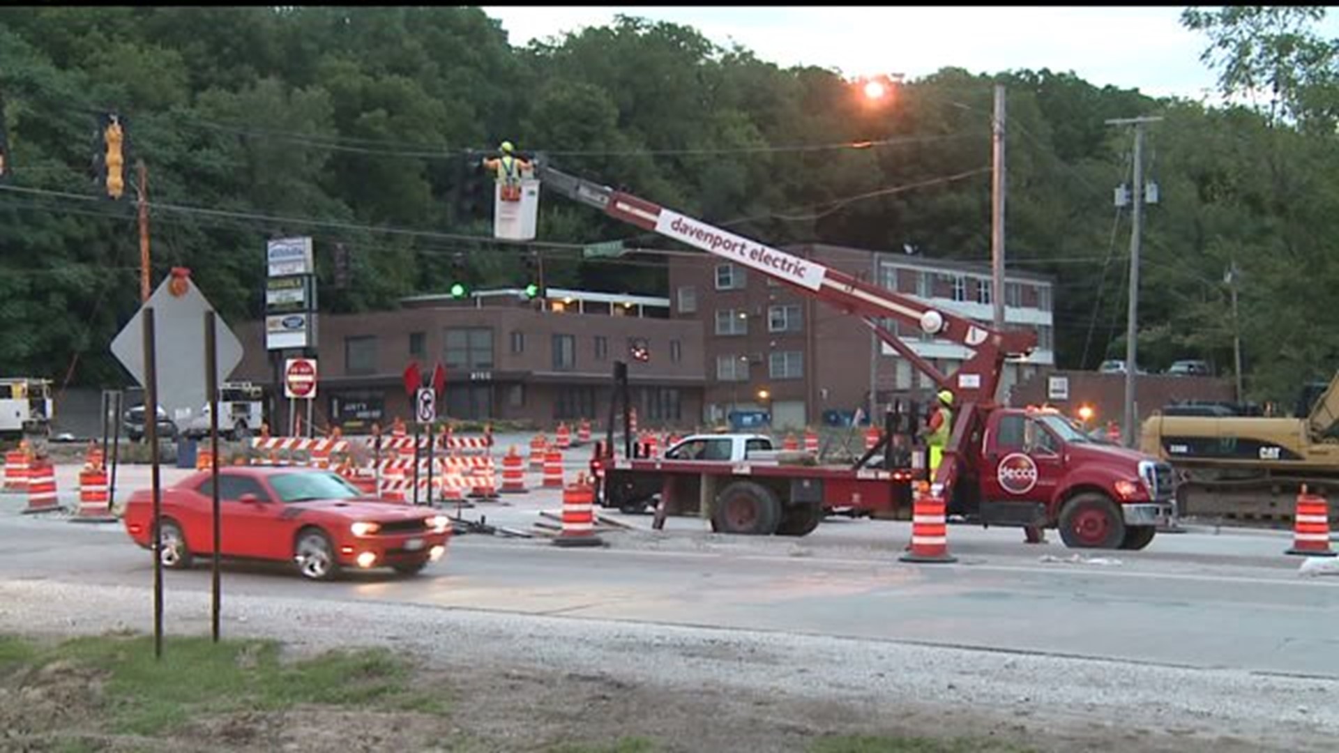 Construction Over For Now on Moline`s 41st Street