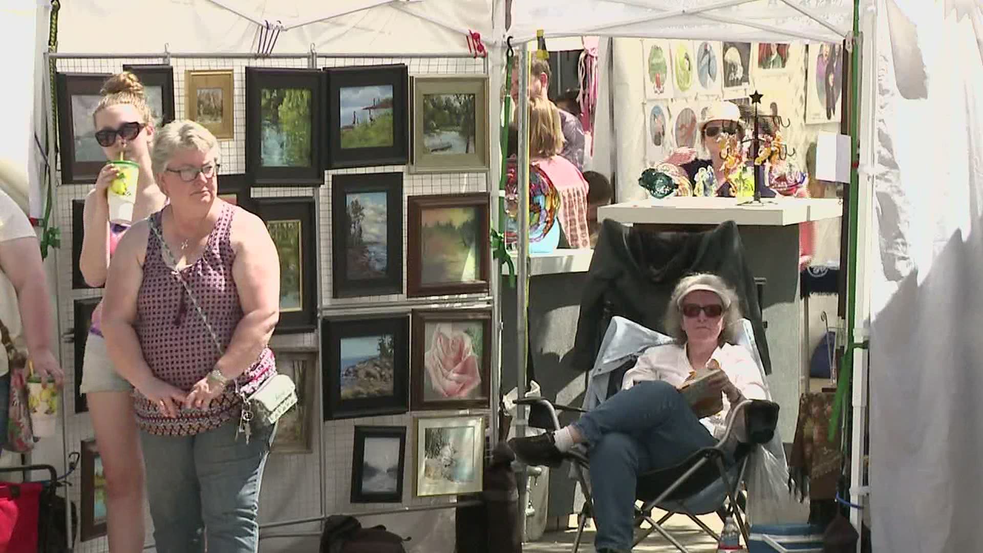 The Spring Beaux Arts Fair will be held at the Mississippi Valley Fairgrounds May 8-9 in Davenport.